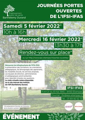 IFSI IFAS Etampes Essonne JPO 2022 Barthélemy Durand