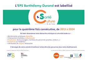 EPS BD, culture, La cité culturelle, Art et santé